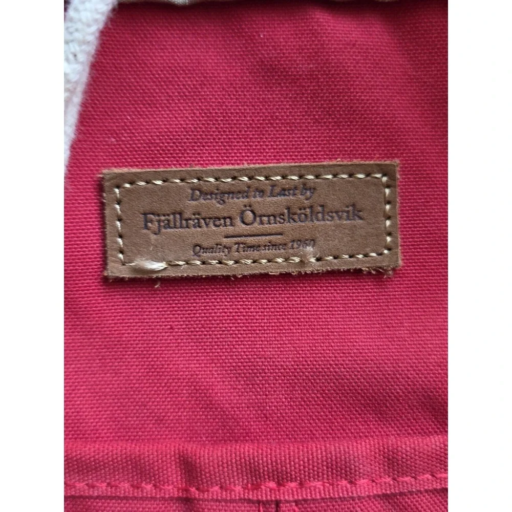 Fjallraven Rucksack No. 21 - G-1000 Heavy Duty Medium Red Day Backpack Bag